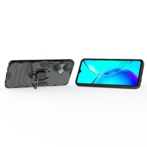 Vivo Y27 4G Θήκη Μαύρη Armor Warrior Shockproof PC + TPU Phone Case Black