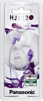 Panasonic Ακουστικά Ψείρες In Ear RP-HJE120 Μωβ