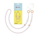 Λουράκι Λαιμού Πολύχρωμο με Λουλούδια Universal Θήκης Smartphone Colorful Flowers