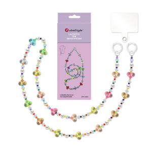 Λουράκι Λαιμού Πολύχρωμο με Καρδιά Universal Θήκης Smartphone Colorful Harts