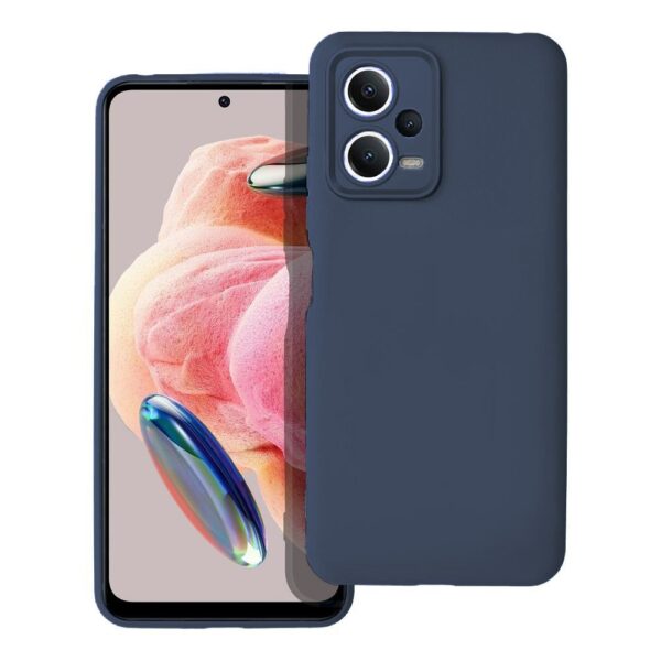 Xiaomi Redmi Note 12 5G Θήκη Σιλικόνης Μπλε Soft Touch Silicone Rubber Soft Blue