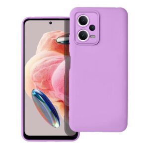 Xiaomi Redmi Note 12 5G Θήκη Σιλικόνης Μωβ Soft Touch Silicone Rubber Soft Purple