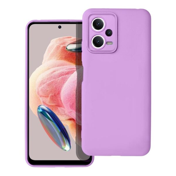 Xiaomi Redmi Note 12 5G Θήκη Σιλικόνης Μωβ Soft Touch Silicone Rubber Soft Purple