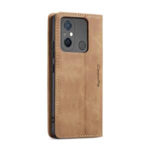 Xiaomi Redmi 12C Θήκη Βιβλίο Καφέ CaseMe 013 Multifunctional Horizontal Flip Phone Case Brown