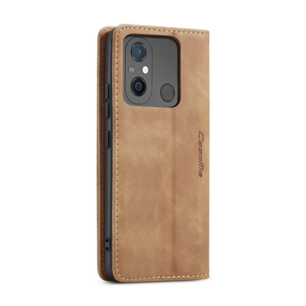 Xiaomi Redmi 12C Θήκη Βιβλίο Καφέ CaseMe 013 Multifunctional Horizontal Flip Phone Case Brown