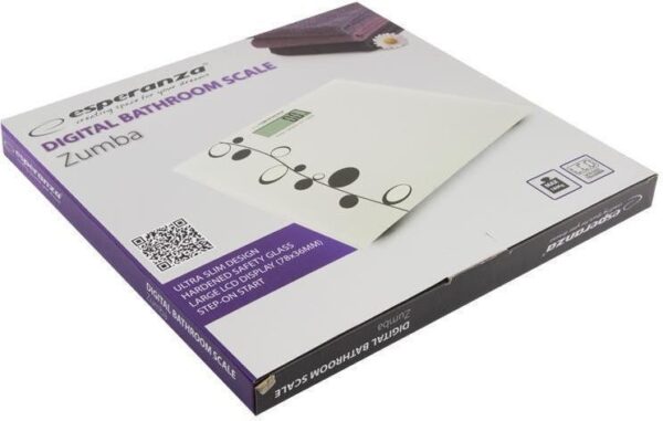 Esperanza EBS005 Ψηφιακή Ζυγαριά σε χρώμα Λευκό Zumba