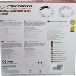 Esperanza EBS007 Ψηφιακή Ζυγαριά σε Λευκό χρώμα