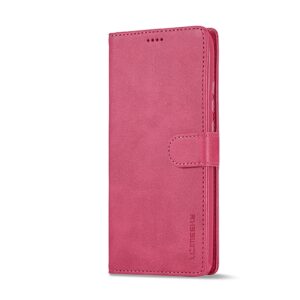 Xiaomi Redmi 12C Θήκη Βιβλίο Φούξια LC.IMEEKE Calf Texture Phone Case Fuchsia
