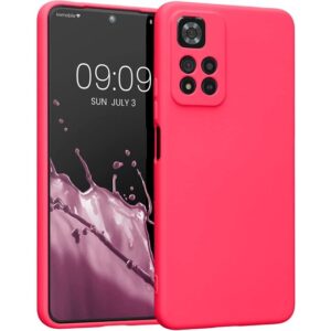 Xiaomi Redmi Note 11 Pro+ 5G Θήκη Σιλικόνης Φούξια Soft Touch Silicone Rubber Soft Case Fuchsia