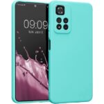 Xiaomi Redmi Note 11 Pro+ 5G Θήκη Σιλικόνης Βεραμάν Soft Touch Silicone Rubber Soft Case Mint