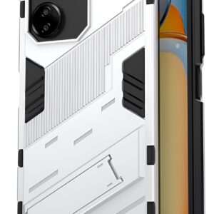 Forcell Xiaomi Poco C65 / Xiaomi Redmi 13C 4G / 5G Punk Armor Θήκη Σκληρή - White