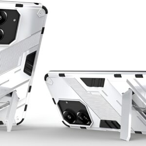 Forcell Xiaomi Poco C65 / Xiaomi Redmi 13C 4G / 5G Punk Armor Θήκη Σκληρή - White