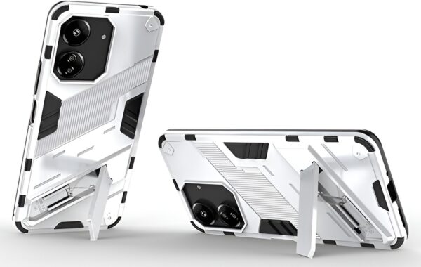 Forcell Xiaomi Poco C65 / Xiaomi Redmi 13C 4G / 5G Punk Armor Θήκη Σκληρή - White