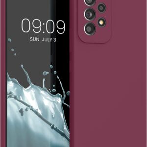Samsung Galaxy A53 5G Θήκη Σιλικόνης Μπορντό Soft Touch Silicone Rubber Soft Case Bordeaux