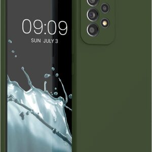 Samsung Galaxy A53 5G Θήκη Σιλικόνης Πράσινη Soft Touch Silicone Rubber Soft Case Green