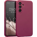 Samsung Galaxy A34 5G Θήκη Σιλικόνης Μπορντό Soft Touch Silicone Rubber Soft Bordeaux