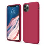 iPhone 11 Pro Max Θήκη Σιλικόνης Μπορντό Soft Touch Silicone Rubber Soft Case Bordeaux