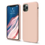 iPhone 11 Pro Max Θήκη Σιλικόνης Καφέ Soft Touch Silicone Rubber Soft Case Coffee