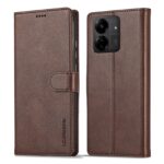 Xiaomi Poco C65 / Xiaomi Redmi 13C Θήκη Βιβλίο Καφέ LC.IMEEKE Calf Texture Phone Case Coffee