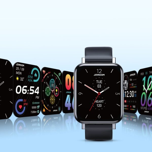 Joyroom JR-FT5 Smartwatch με Παλμογράφο (Μαύρο)