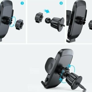 Joyroom Βάση Στήριξης Αεραγωγού Κινητού Αυτοκινήτου με Ρυθμιζόμενο Βραχίονα