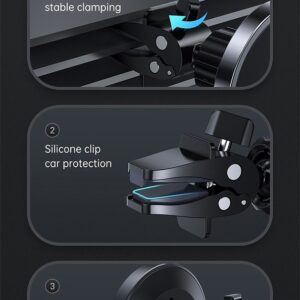 Joyroom Charger 15W MagSafe Βάση Κινητού Αυτοκινήτου με Μαγνήτη και Ασύρματη Φόρτιση