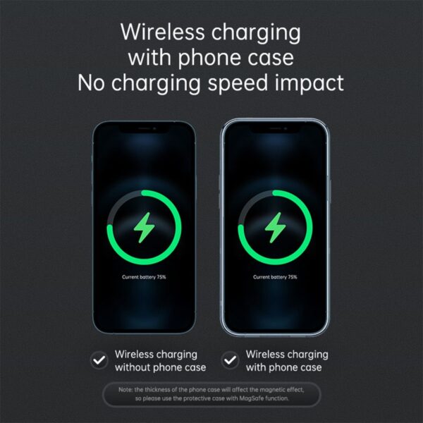 Joyroom Charger 15W MagSafe Βάση Κινητού Αυτοκινήτου με Μαγνήτη και Ασύρματη Φόρτιση