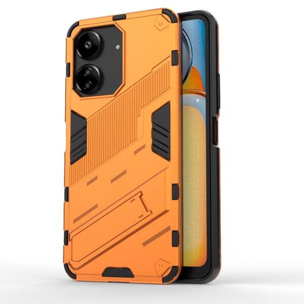 Xiaomi Poco C65 / Xiaomi Redmi 13C 4G Σκληρή Θήκη Πορτοκαλί Με Σταντ Punk Armor 2 in 1 PC + TPU Phone Case Orange Xiaomi Poco C65 / Xiaomi Redmi 13C 4G Σκληρή Θήκη Πορτοκαλί Με Σταντ Punk Armor 2 in 1 PC + TPU Phone Case Orange