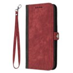 Xiaomi Poco C65 / Xiaomi Redmi 13C 4G Θήκη Βιβλίο Κόκκινο Side Buckle Double Fold Hand Strap Phone Case Red