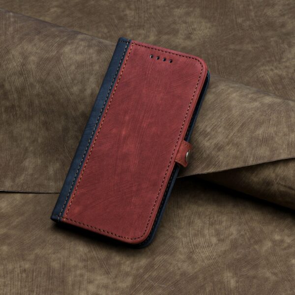 Xiaomi Poco C65 / Xiaomi Redmi 13C 4G Θήκη Βιβλίο Κόκκινο Side Buckle Double Fold Hand Strap Phone Case Red