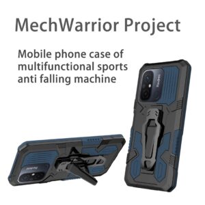 Xiaomi Redmi 12C Θήκη Μπλε Armor Warrior Shockproof PC + TPU Phone Case Blue