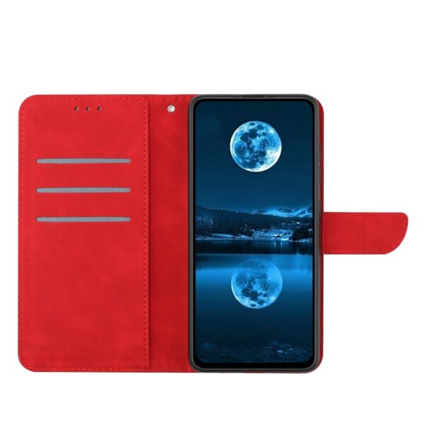 Xiaomi 13 Lite 5G Θήκη Βιβλίο Κόκκινο Stitching Embossed Phone Case Red