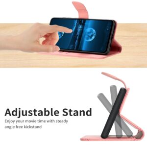 Xiaomi 13 Lite 5G Θήκη Βιβλίο Ροζ Stitching Embossed Phone Case Pink