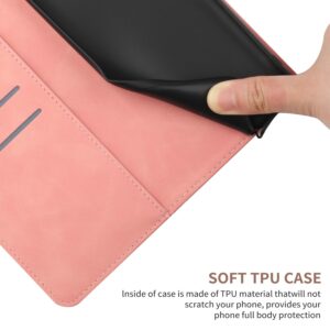 Xiaomi 13 Lite 5G Θήκη Βιβλίο Ροζ Stitching Embossed Phone Case Pink