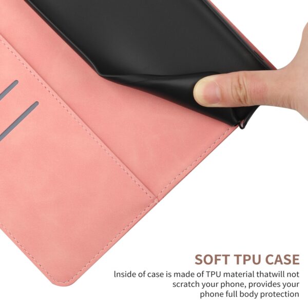 Xiaomi 13 Lite 5G Θήκη Βιβλίο Ροζ Stitching Embossed Phone Case Pink
