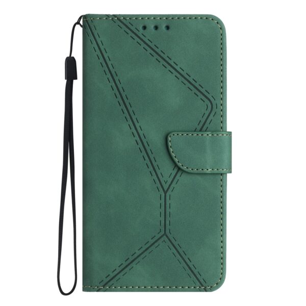 Xiaomi 13 Lite 5G Θήκη Βιβλίο Πράσινο Stitching Embossed Phone Case Green