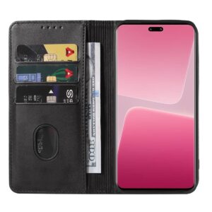 Xiaomi 13 Lite 5G Θήκη Βιβλίο Μαύρο Magnetic Closure Phone Case Black