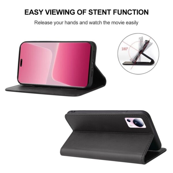 Xiaomi 13 Lite 5G Θήκη Βιβλίο Μαύρο Magnetic Closure Phone Case Black