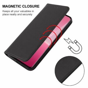 Xiaomi 13 Lite 5G Θήκη Βιβλίο Μαύρο Magnetic Closure Phone Case Black