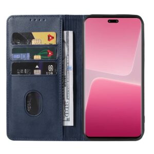 Xiaomi 13 Lite 5G Θήκη Βιβλίο Μπλε Magnetic Closure Phone Case Blue