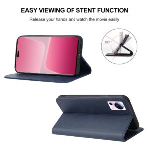 Xiaomi 13 Lite 5G Θήκη Βιβλίο Μπλε Magnetic Closure Phone Case Blue