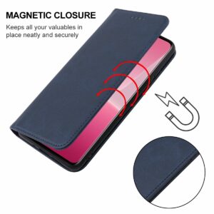 Xiaomi 13 Lite 5G Θήκη Βιβλίο Μπλε Magnetic Closure Phone Case Blue
