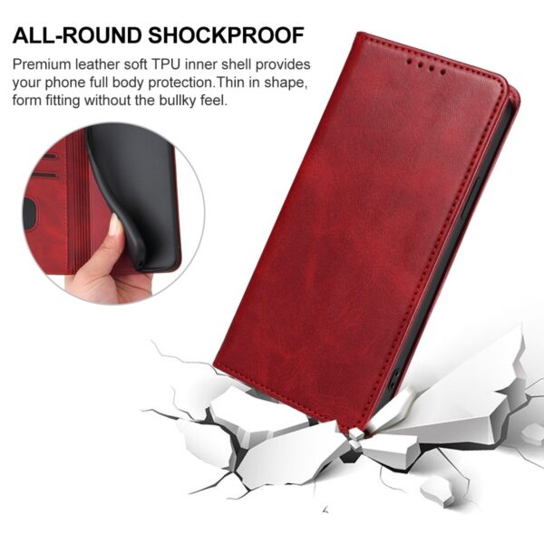 Xiaomi 13 Lite 5G Θήκη Βιβλίο Κόκκινο Magnetic Closure Phone Case Red