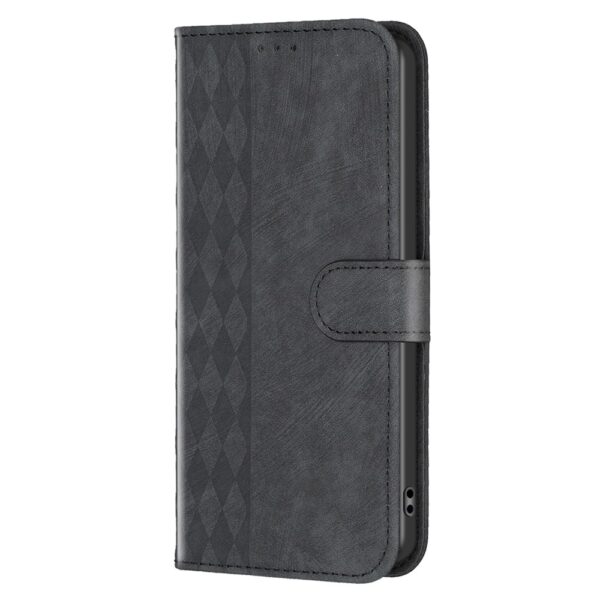 Xiaomi 13 Lite 5G Θήκη Βιβλίο Μαύρο Plaid Embossed Phone Case Black