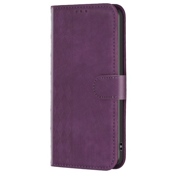 Xiaomi 13 Lite 5G Θήκη Βιβλίο Μωβ Plaid Embossed Phone Case Purple