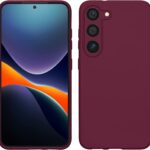 Samsung Galaxy S23 Plus 5G Θήκη Σιλικόνης Μπορντό Soft Touch Silicone Rubber Soft Case Bordeaux