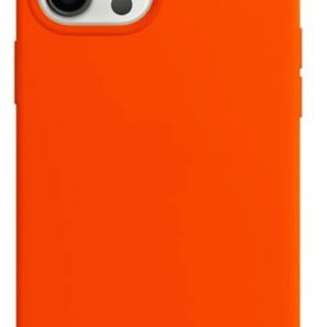 Forcell iPhone 12 Pro Max Soft Touch Θήκη Σιλικόνης - Orange