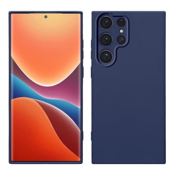 Forcell Samsung Galaxy S23 Ultra 5G Soft Touch Θήκη Σιλικόνης - Blue