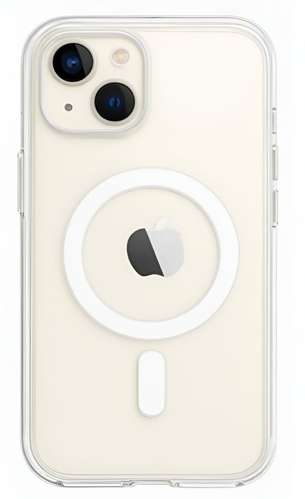 Forcell iPhone 15 Plus MagSafe Θήκη Σιλικόνης - Διάφανη