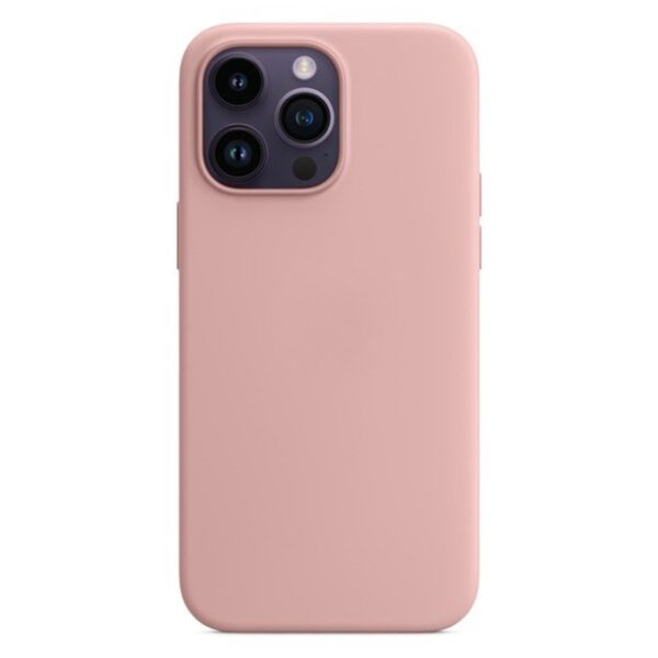 Forcell iPhone 14 Pro Soft Touch Θήκη Σιλικόνης - Pink